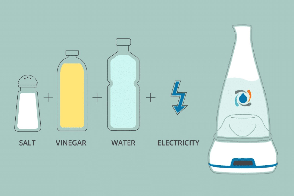 Sůl a ocet na terase: kombinace, kterou si čistička nikdy nevybere