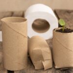 Papírové tuby od toaletního papíru jako kolíčky na květiny: geniální a bezplatné