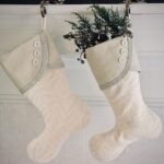 Starý punčoch naplněný pískem chrání mladé rostliny před větrem